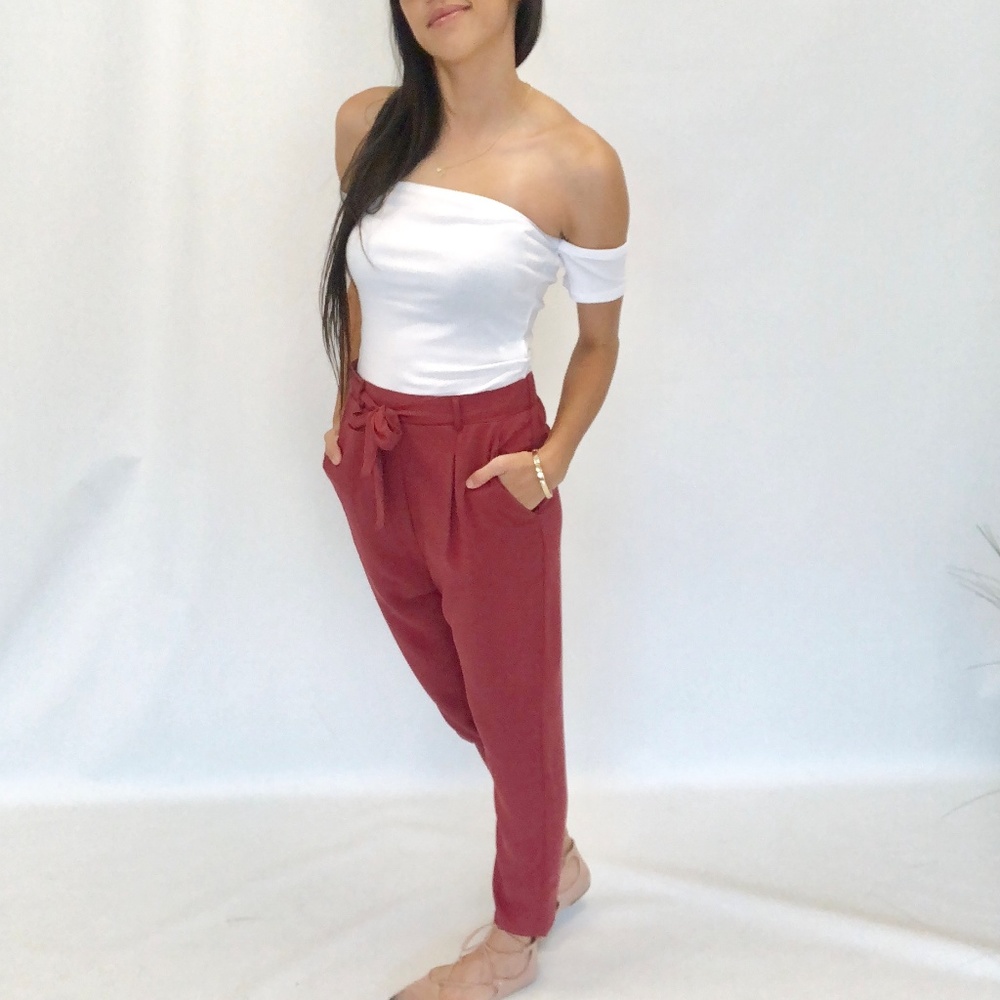CYBER SALE! GRACE Marsala Trousers - Picture 4 of 6
